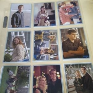 𝅺Dawson's creek 18 sticker cards 1 card sleeve